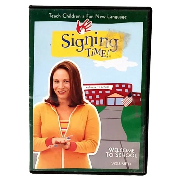 Signing Time! Vol. 13 Welcome To School DVD - Picture 1 of 10